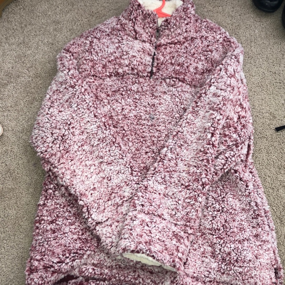 Fuzzy half zip
